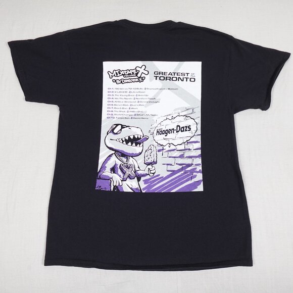 Toronto Raptors GOAT Night Director X Shirt Adult Large Mixtape Tee - Picture 2 of 9